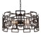Cwi Lighting Litani 4 Light Down Chandelier With Brown Finish 9913P25-4-205 - alternate 6